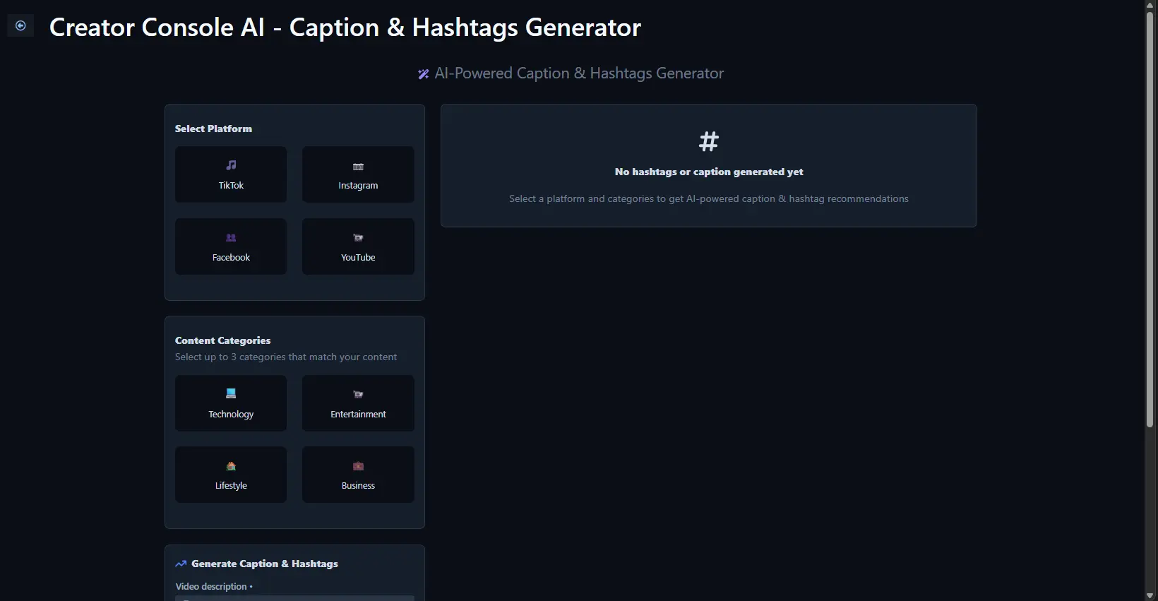 IntraBlog | AI caption & hashtag generators for social media engagement